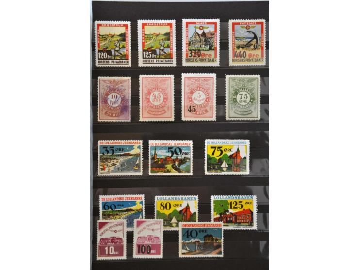 railway stamps collection **, used, and some documents in stockbook 