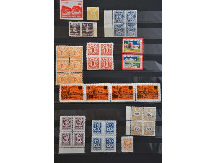 railway stamps collection **, used, and some documents in stockbook 