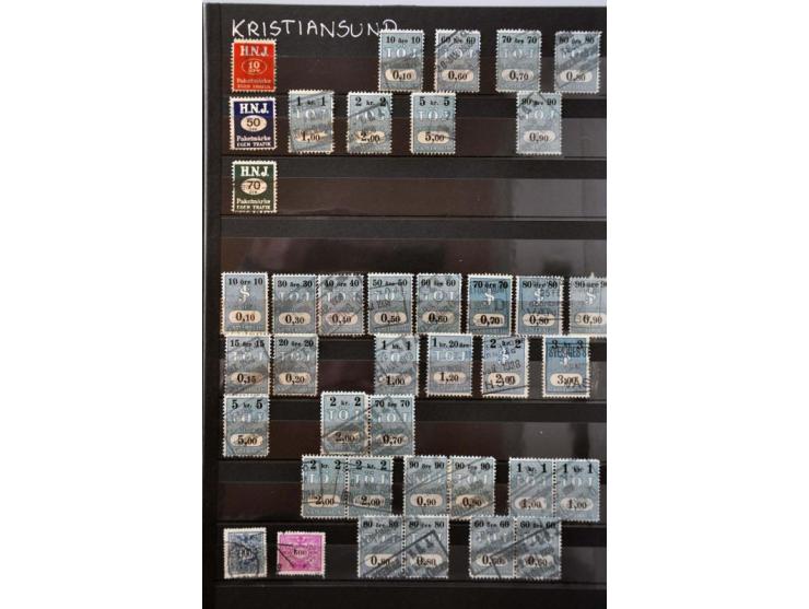 railway stamps collection **, used, and some documents in stockbook 