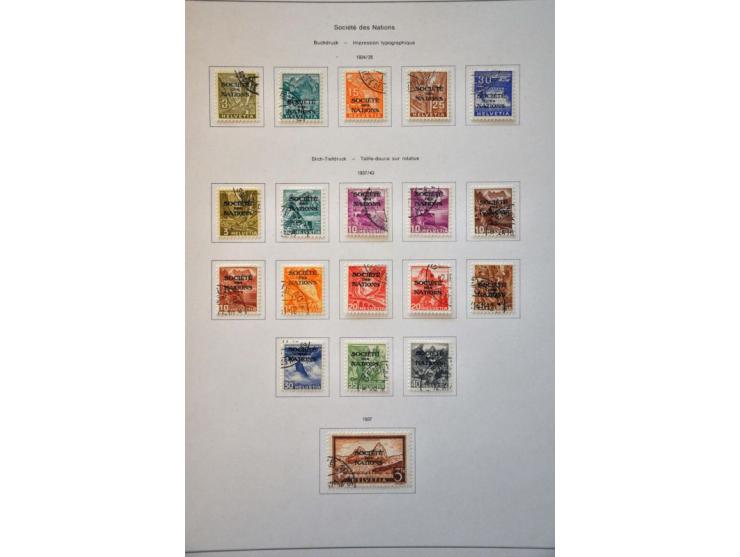 collection 1850-2013 used with many better stamps and sets a.o. good sections Strubli, Postage Due and Officials etc. in gene