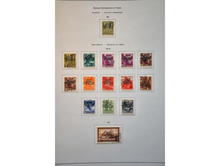 collection 1850-2013 used with many better stamps and sets a.o. good sections Strubli, Postage Due and Officials etc. in gene