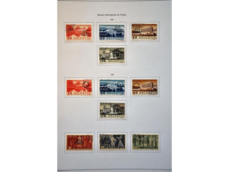 collection 1850-2013 used with many better stamps and sets a.o. good sections Strubli, Postage Due and Officials etc. in gene