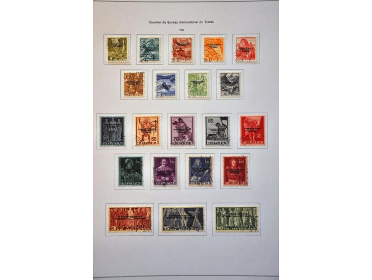 collection 1850-2013 used with many better stamps and sets a.o. good sections Strubli, Postage Due and Officials etc. in gene