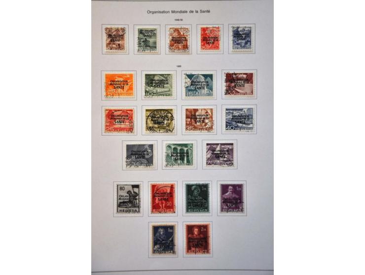 collection 1850-2013 used with many better stamps and sets a.o. good sections Strubli, Postage Due and Officials etc. in gene