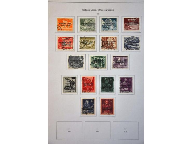 collection 1850-2013 used with many better stamps and sets a.o. good sections Strubli, Postage Due and Officials etc. in gene