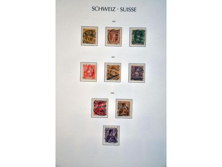 specialized used collection 1851-2007 with good sections Strubli, Sitting and Standing Helvetia, Airmail, Hotelpost, Pax-set,