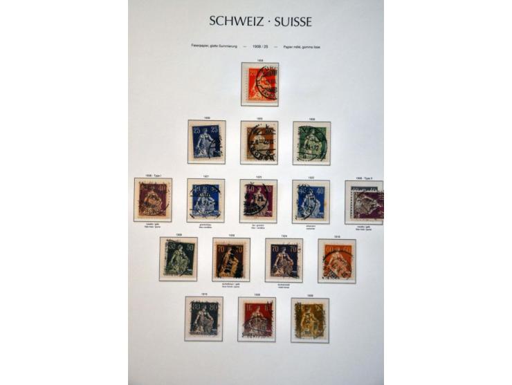 specialized used collection 1851-2007 with good sections Strubli, Sitting and Standing Helvetia, Airmail, Hotelpost, Pax-set,