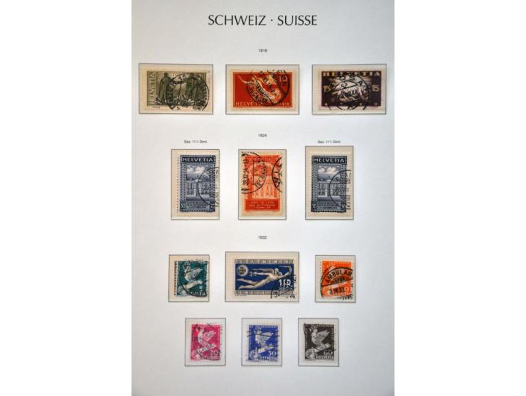 specialized used collection 1851-2007 with good sections Strubli, Sitting and Standing Helvetia, Airmail, Hotelpost, Pax-set,