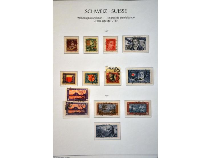 specialized used collection 1851-2007 with good sections Strubli, Sitting and Standing Helvetia, Airmail, Hotelpost, Pax-set,