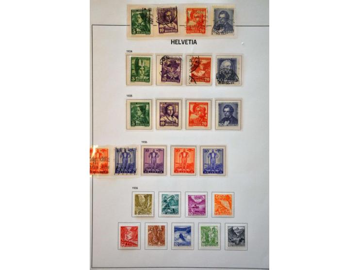 collection 1854-1963 mainly */** with better sets and stamps in Davo album