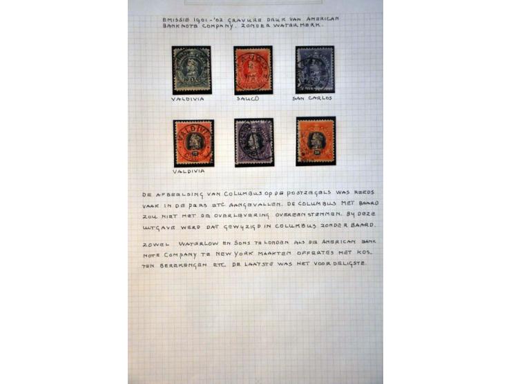 extensive collection 1853-1981 used and specialized with printings, varieties, cancellations, many covers and postal statione