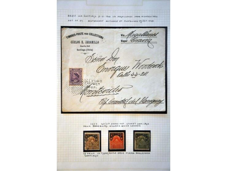 extensive collection 1853-1981 used and specialized with printings, varieties, cancellations, many covers and postal statione