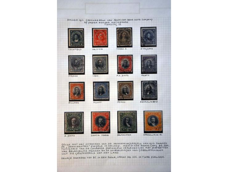 extensive collection 1853-1981 used and specialized with printings, varieties, cancellations, many covers and postal statione