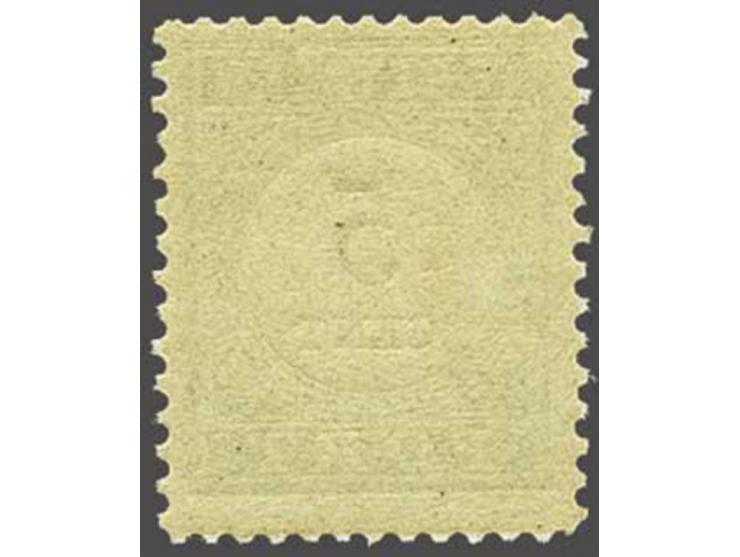 5 cent lichtblauw en zwart tanding 12½ x 12 grote gaten type II met certificaat Vleeming 2017, cat.w. 1350