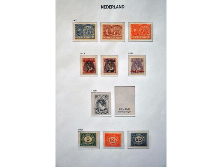 collectie 1899-2004 meest ** met veel betere series (o.a. Tentoonstelling 1924, Van Konijnenburg, En Face, luchtpost inclusie