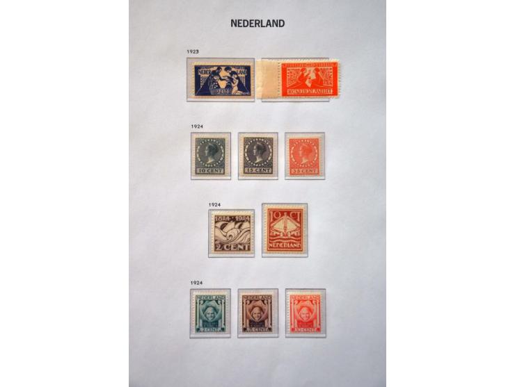 collectie 1899-2004 meest ** met veel betere series (o.a. Tentoonstelling 1924, Van Konijnenburg, En Face, luchtpost inclusie