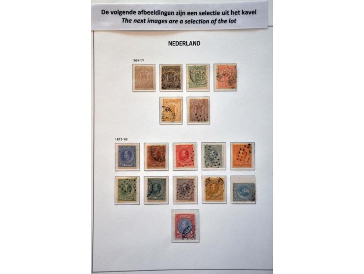 collectie 1852-2001 meest */** met betere ex. en series in 7 Davo albums