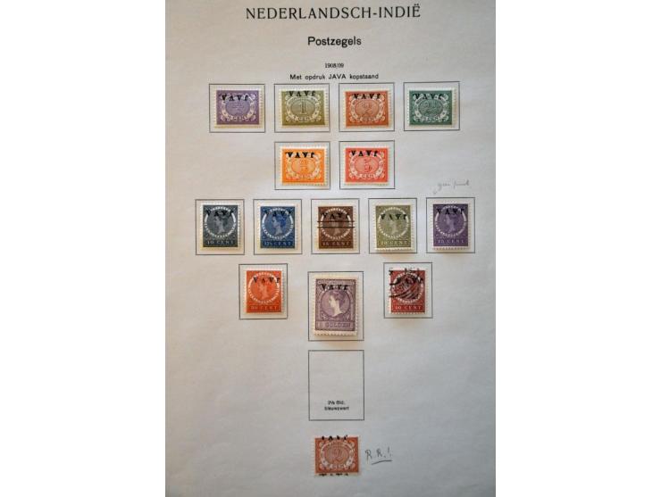 collectie 1864-1948 gestempeld en * met veel betere ex. en series, tandingen, enkele poststukken, uitgebreid port, dienst, br