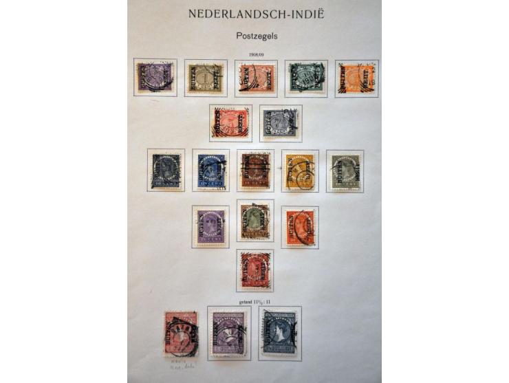 collectie 1864-1948 gestempeld en * met veel betere ex. en series, tandingen, enkele poststukken, uitgebreid port, dienst, br