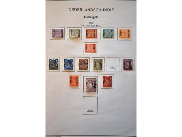 collectie 1864-1948 gestempeld en * met veel betere ex. en series, tandingen, enkele poststukken, uitgebreid port, dienst, br