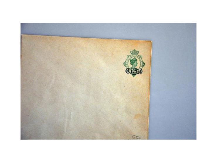 postwaardestukken, collectie gebruikt en ongebruikt met beter materiaal w.b. briefkaart G. 76a (NIG-2477) gebruikt, verhuiska