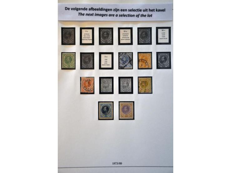 collectie 1873-1998 meest */** met beter materiaal w.b. Jubileum 1923, 300 jaar Gezag, Van Konijnenburg, Bernhardfonds, Vlieg