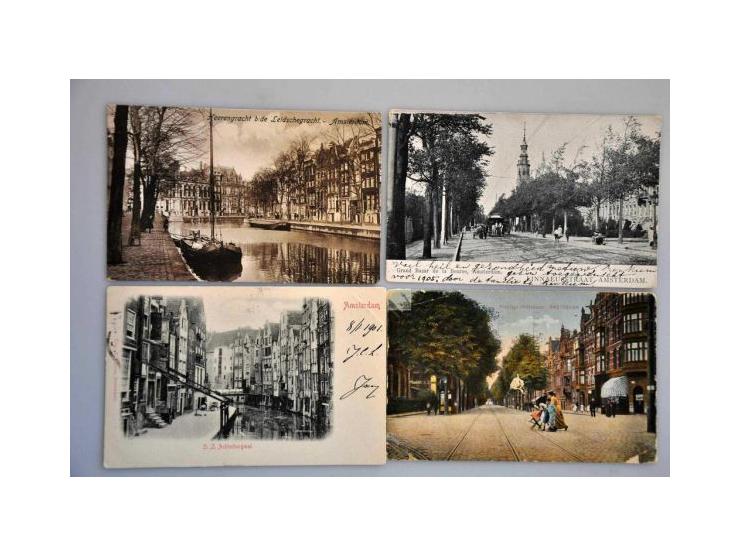 Amsterdam 600 ex. oude en zeer oude met beter in groot album