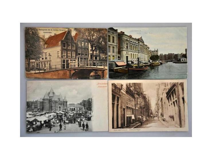 Amsterdam 600 ex. oude en zeer oude met beter in groot album