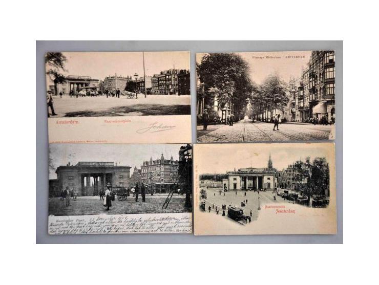 Amsterdam 600 ex. oude en zeer oude met beter in groot album