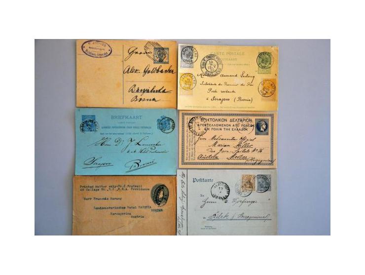 incoming mail, 18 covers/postal stationery including originating from Netherlands and Turkey