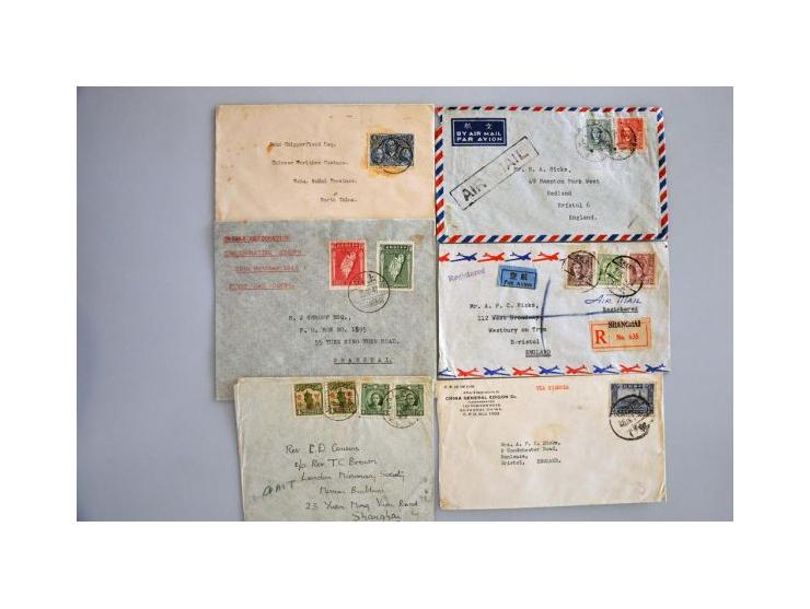 about 50 covers ca. 1900-1947 including Airmail and better frankings