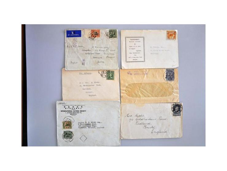 about 50 covers ca. 1900-1947 including Airmail and better frankings