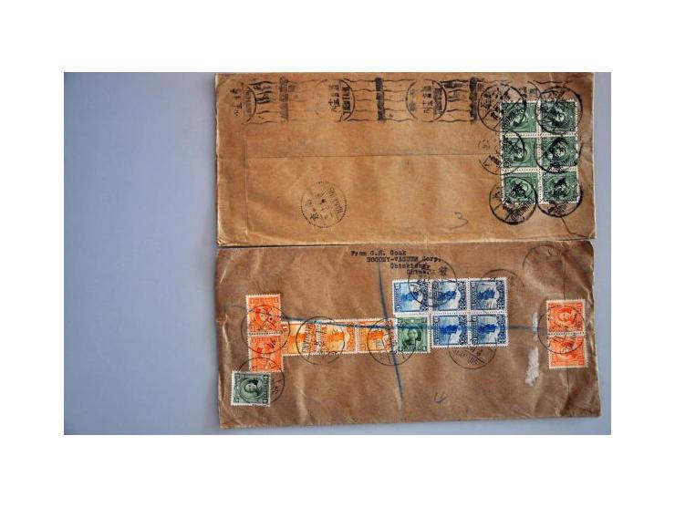 about 50 covers ca. 1900-1947 including Airmail and better frankings