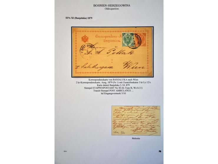 Coat of Arms Issue 1879-1895. Collection of over 80 covers/postal stationery with many better items including single franking