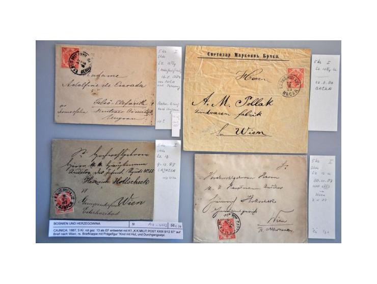 Coat of Arms Issue 1879-1895. Collection of over 80 covers/postal stationery with many better items including single franking