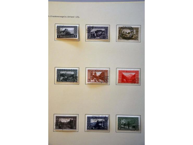 specialized collection 1879-1918 used and */** with a.o. perforations, better items, varieties, proofs, imperforated etc. in 