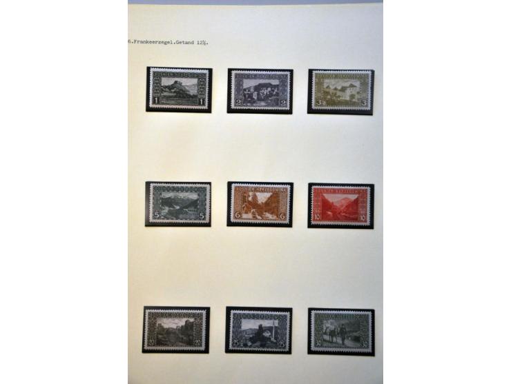 specialized collection 1879-1918 used and */** with a.o. perforations, better items, varieties, proofs, imperforated etc. in 