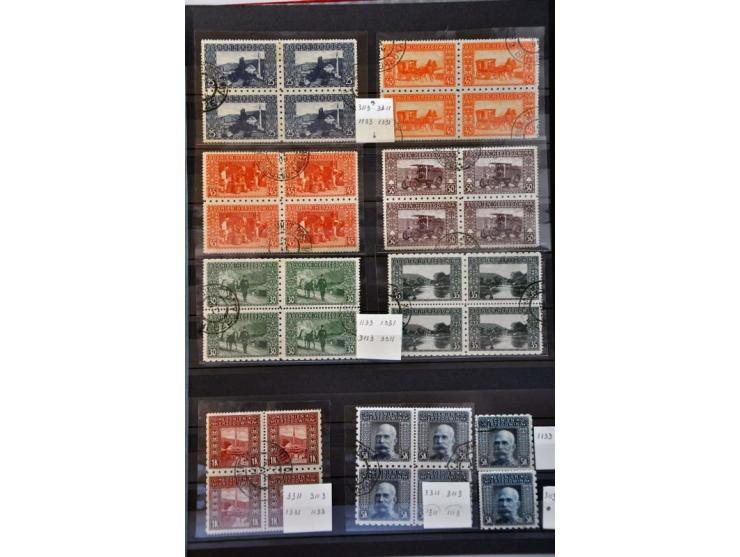 Landscapes 1906 issue, specialized collection used and */** with duplicates and large number Coleman perforations (including 