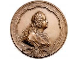 Historiepenningen Germany, Antonius Ehrnburg, uniface medal n.d. in bronze, bust right arms below, ANTONIUS L:B:DE EHRNBURG S