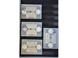 International Reply Coupon collectie 27 ex. w.b. model London (17 ex.)