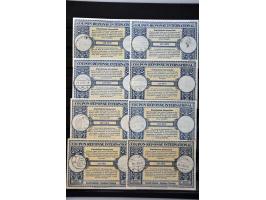 International Reply Coupon collectie 27 ex. w.b. model London (17 ex.)