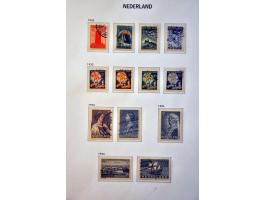 collectie 1852-2001 gestempeld met betere ex. in 2 Davo albums en insteekboek