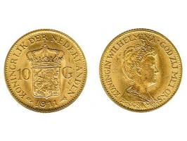 10 gulden goud 1911