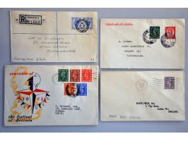 mooie collectie fdc's 1901-1966 met veel betere ex. w.b. PUC 1929, Silver Jubilee 1935, Edward VIII 1937, George VI 9d, 10d, 