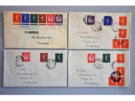 mooie collectie fdc's 1901-1966 met veel betere ex. w.b. PUC 1929, Silver Jubilee 1935, Edward VIII 1937, George VI 9d, 10d, 