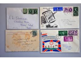 mooie collectie fdc's 1901-1966 met veel betere ex. w.b. PUC 1929, Silver Jubilee 1935, Edward VIII 1937, George VI 9d, 10d, 