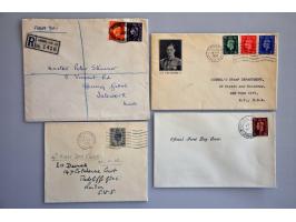 mooie collectie fdc's 1901-1966 met veel betere ex. w.b. PUC 1929, Silver Jubilee 1935, Edward VIII 1937, George VI 9d, 10d, 