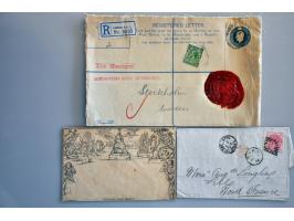 en iets Commonwealth post(waarde)stukken meest ouder materiaal w.b. surface-printed, registered, censor marks, pow, fpo, etc.