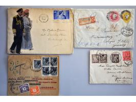 en iets Commonwealth post(waarde)stukken meest ouder materiaal w.b. surface-printed, registered, censor marks, pow, fpo, etc.