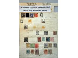 diverse restantcollecties w.b. beter materiaal o.a. Mi. nrs. 275B-289B op albumbladen